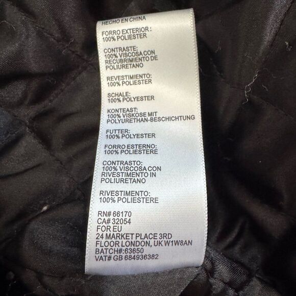 Urban Outfitters Camo Buckle Sherpa Teddy Moto Coat Size Large - Picture 9 of 9